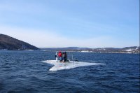 Рыбаки спасены с дрейфующей льдины на Байкале