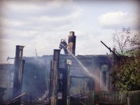 Три дома горели в деревне Куда Иркутского района