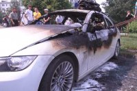 Подожгли машину усольского депутата