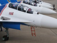 Авиагруппа «Русские Витязи» получила вторую партию истребителей Су-30СМ из Иркутска