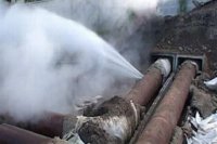 Около 200 объектов отключены от отопления в Иркутске из-за прорыва теплотрассы