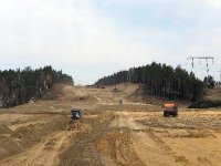 На строительстве обхода Усолья-Сибирского расчищено от леса 90% участка трассы