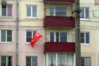 Окна, балконы и часы Победы сообщали горожанам о празднике